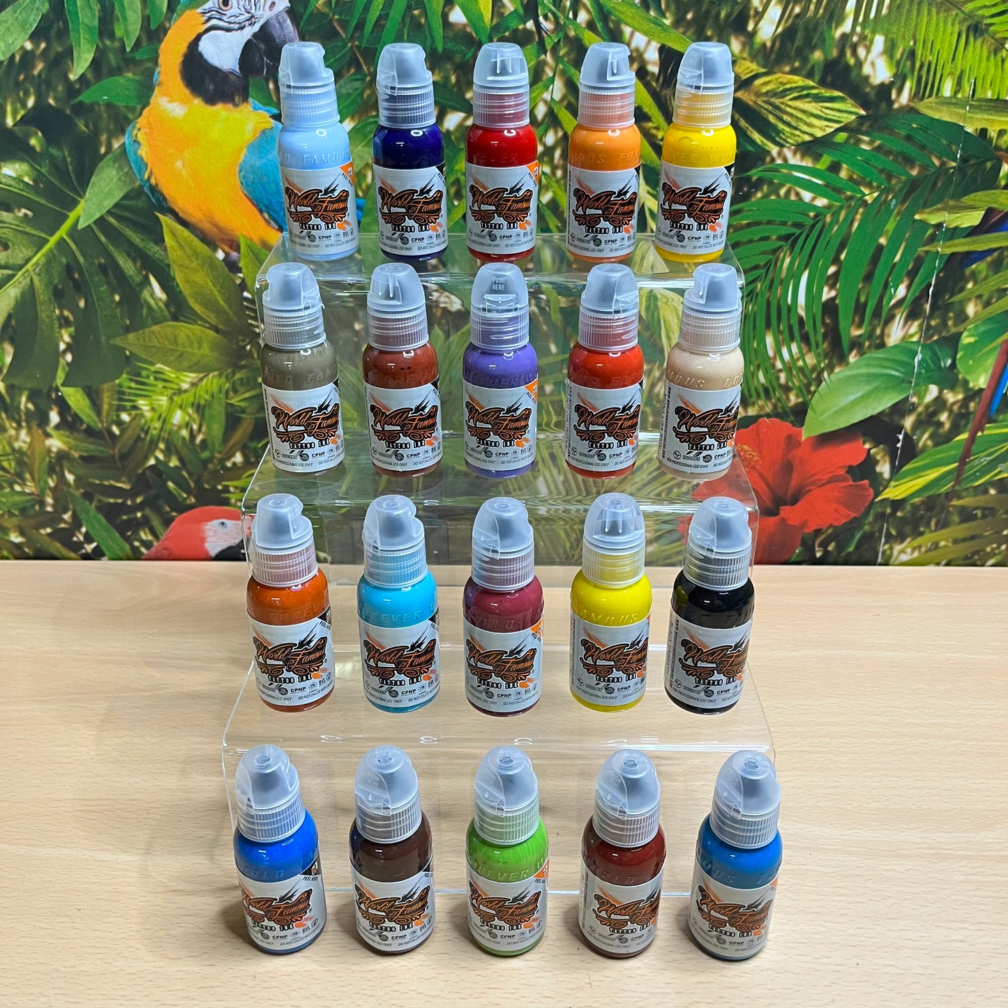 World Famous Tattoo Ink - 20 Colour Set