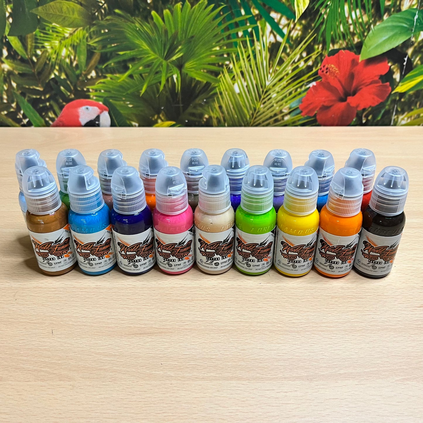 World Famous Tattoo Ink - 20 Colour Set