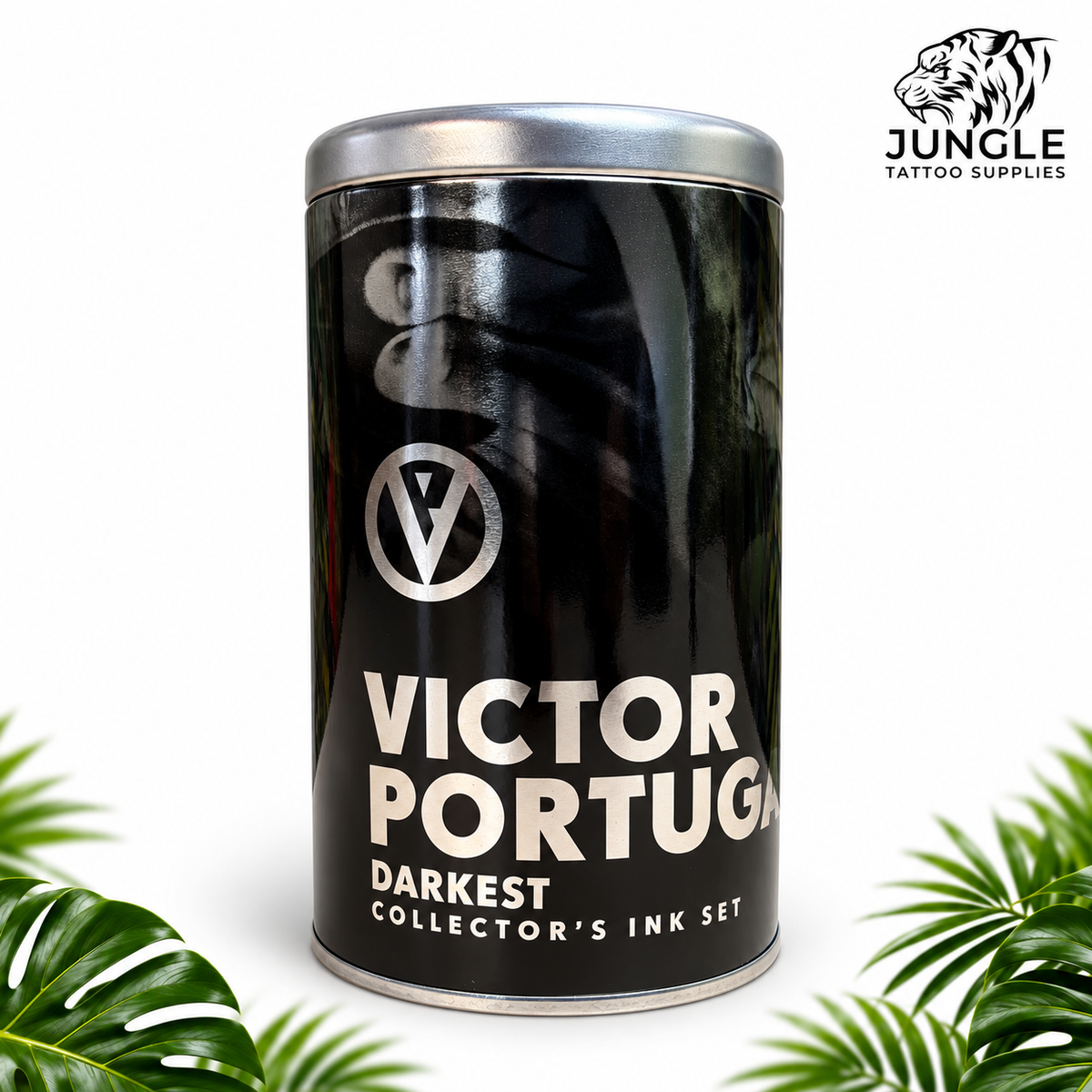 Radiant Tattoo Ink - Victor Portugal 'Darkest' Black & Grey Collector's Ink Set