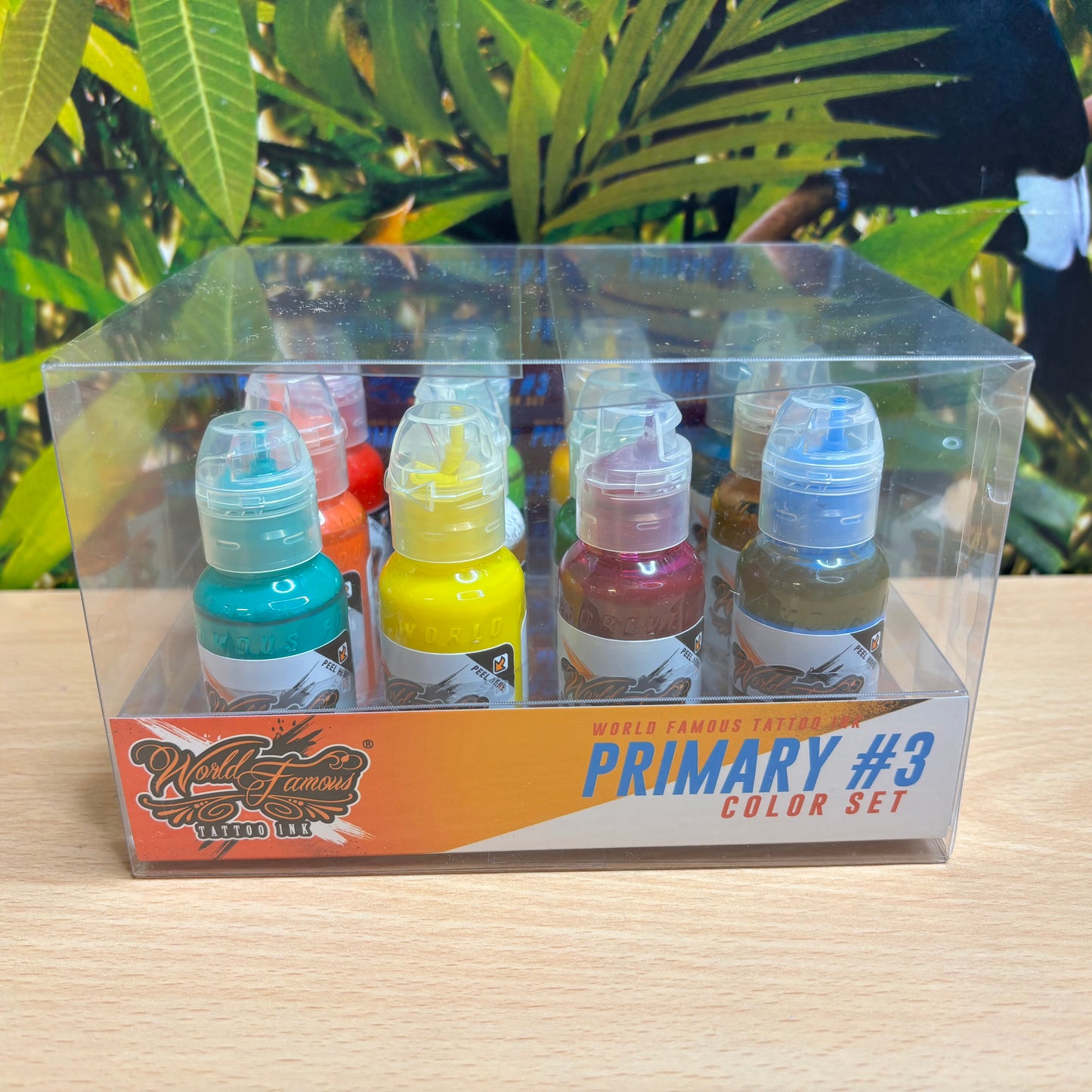 World Famous Tattoo Ink - Primary Colour Set 3