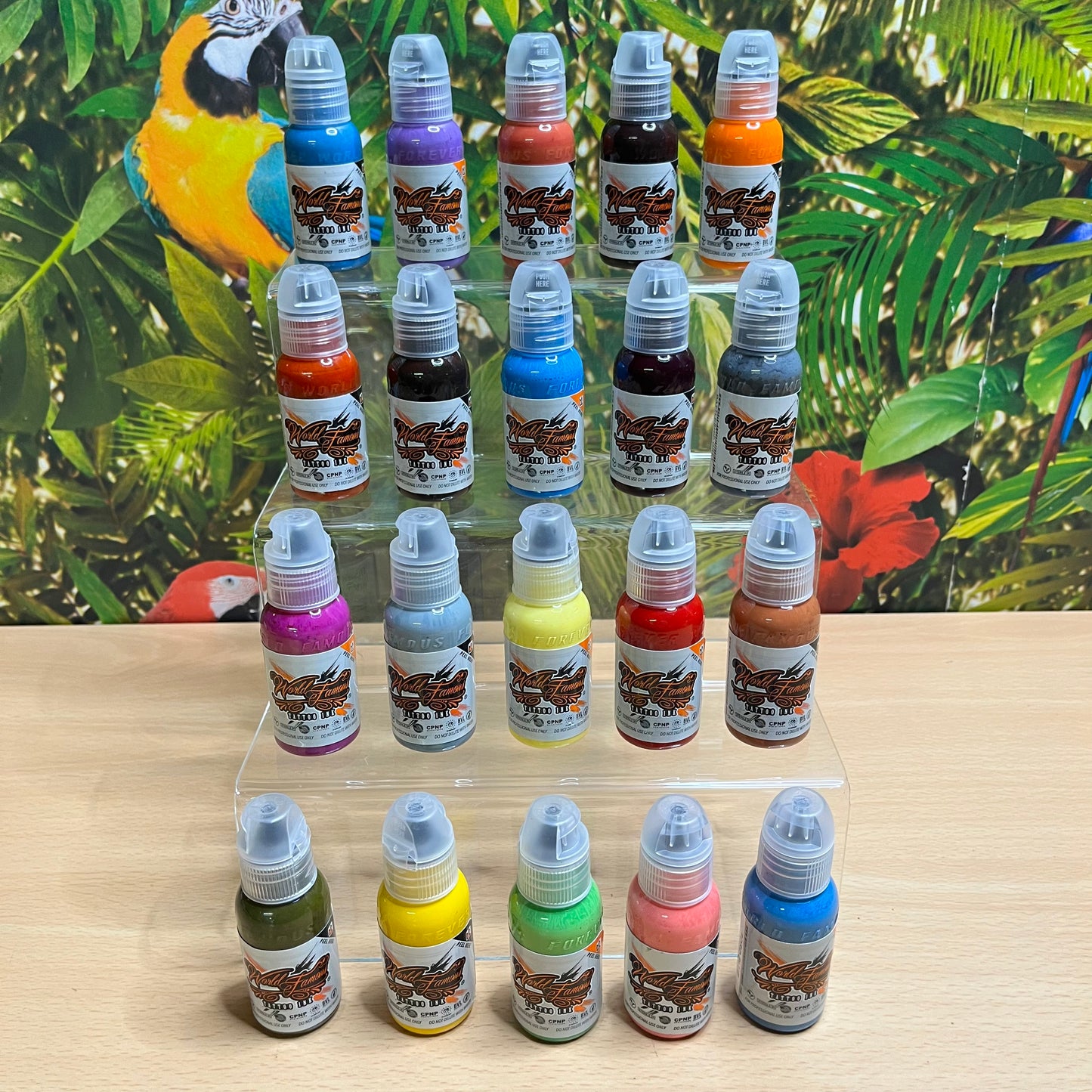 World Famous Tattoo Ink - 20 Colour Set