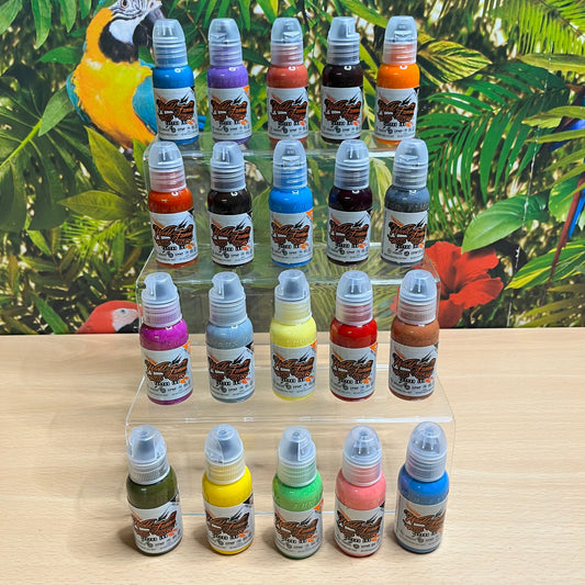 World Famous Tattoo Ink - 20 Colour Set