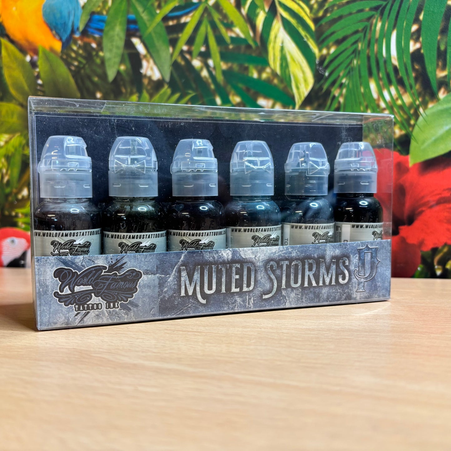 World Famous Tattoo Ink - Poch's Muted Storms Set