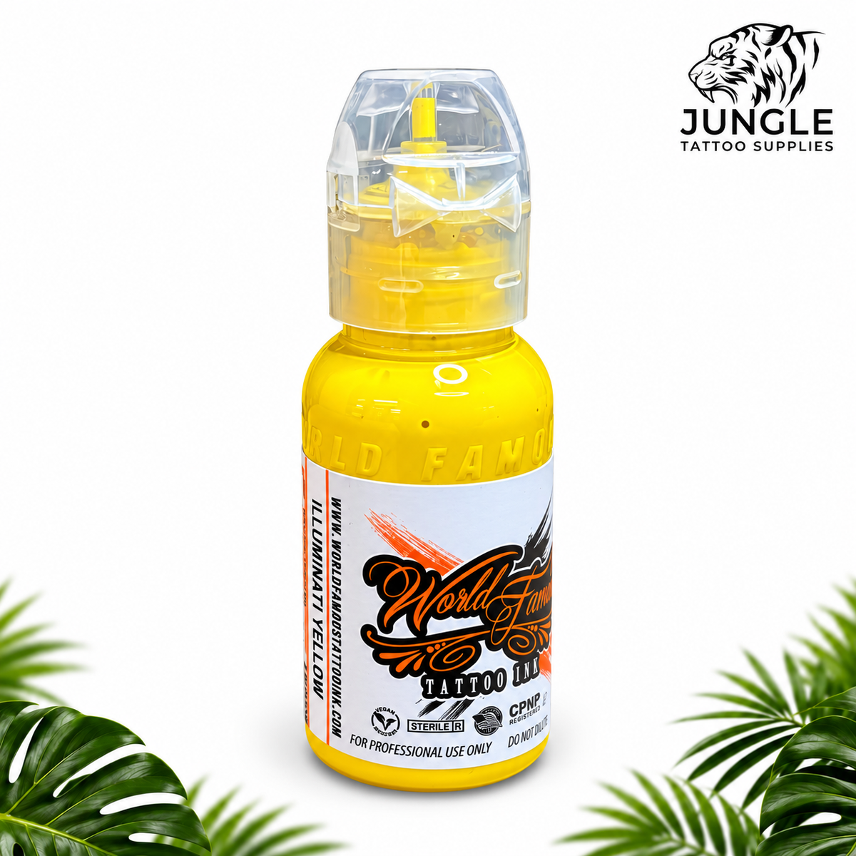 World Famous Tattoo Ink - Illuminati Yellow (1oz)