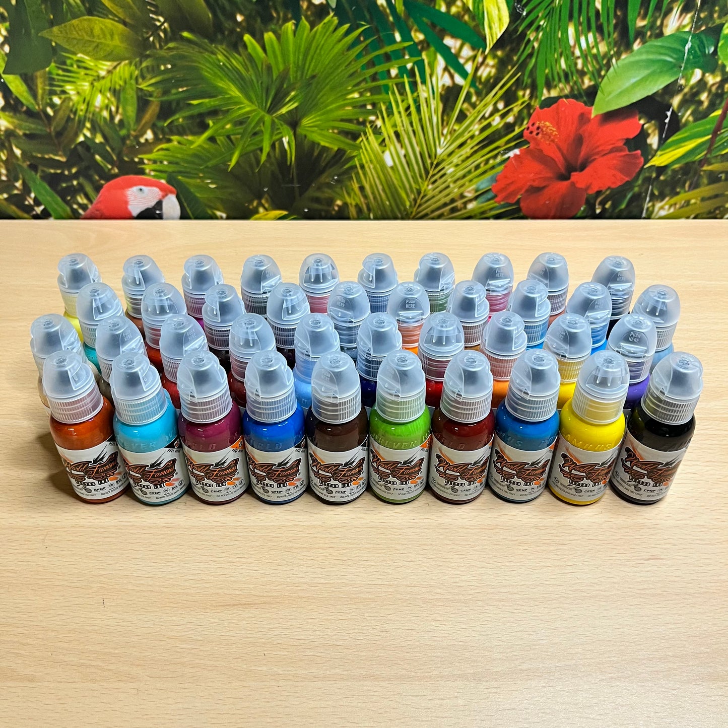 World Famous Tattoo Ink - 40 Colour Set
