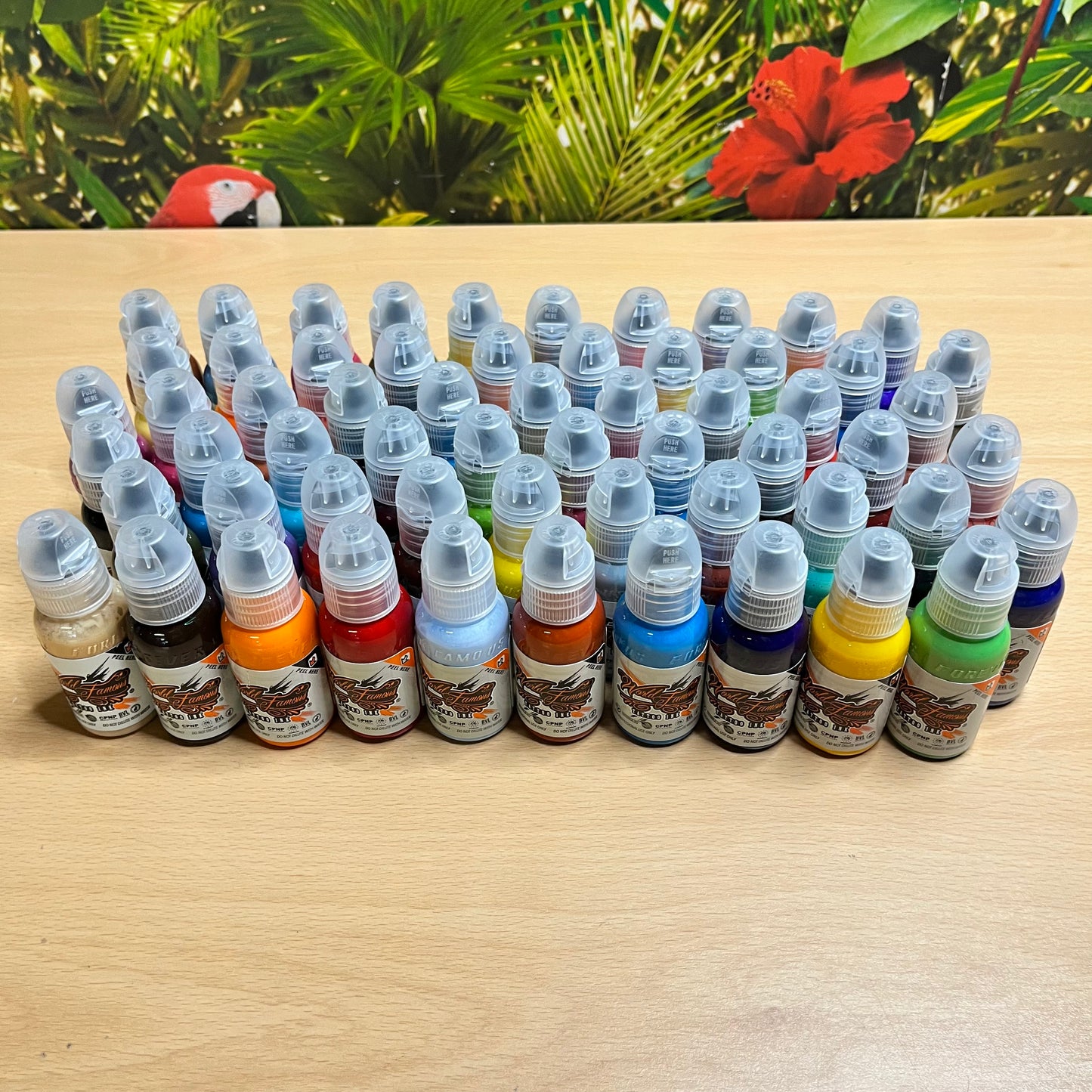 World Famous Tattoo Ink - 60 Colour Set