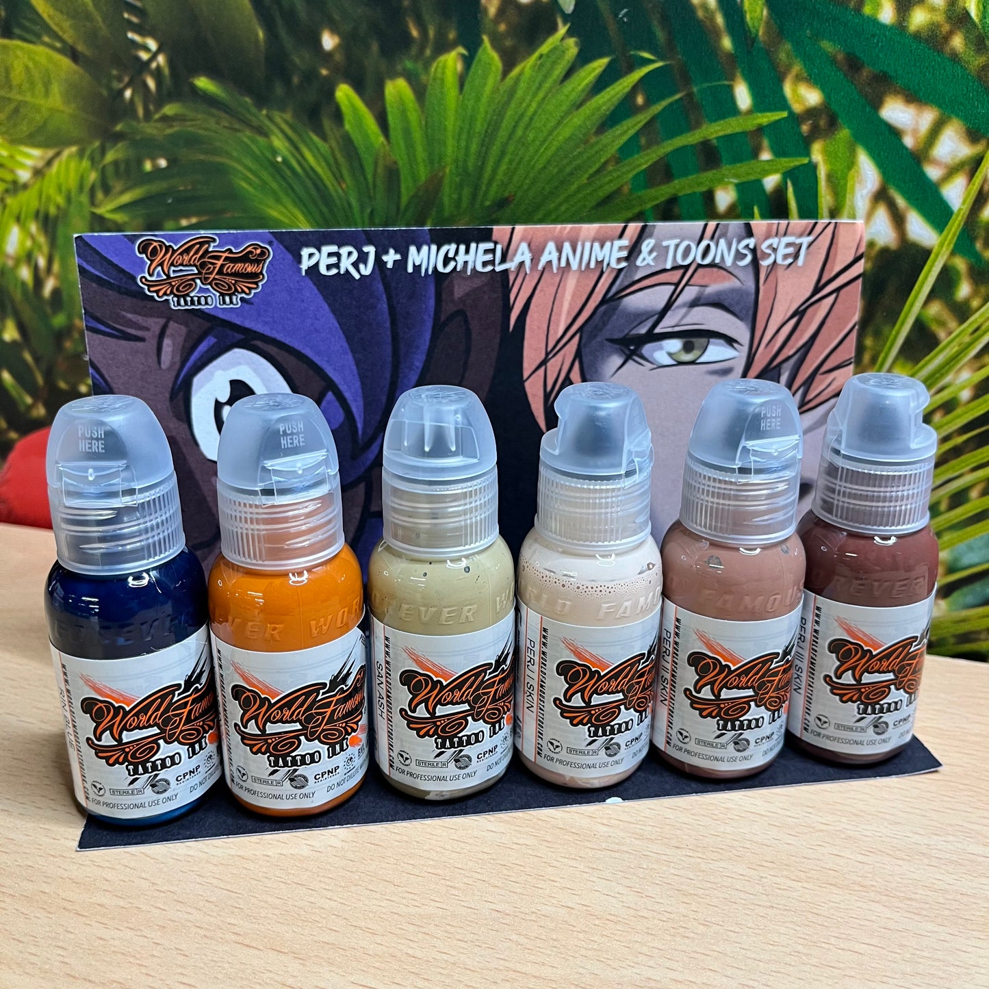 World Famous Tattoo Ink - Perj-Michala Anime & Toons Set