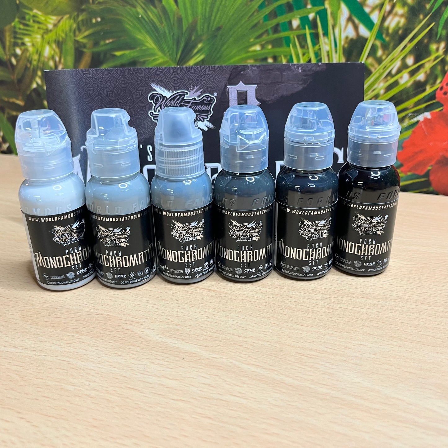 World Famous Tattoo Ink - Poch Monochrome Set - 30ml/120ml