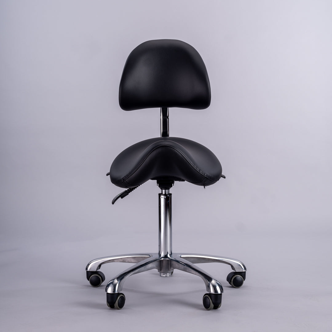 The Saddle (with back) - Tattooist Stool