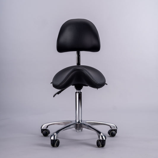The Saddle (with back) - Tattooist Stool