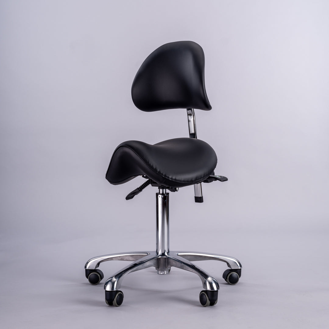 The Saddle (with back) - Tattooist Stool