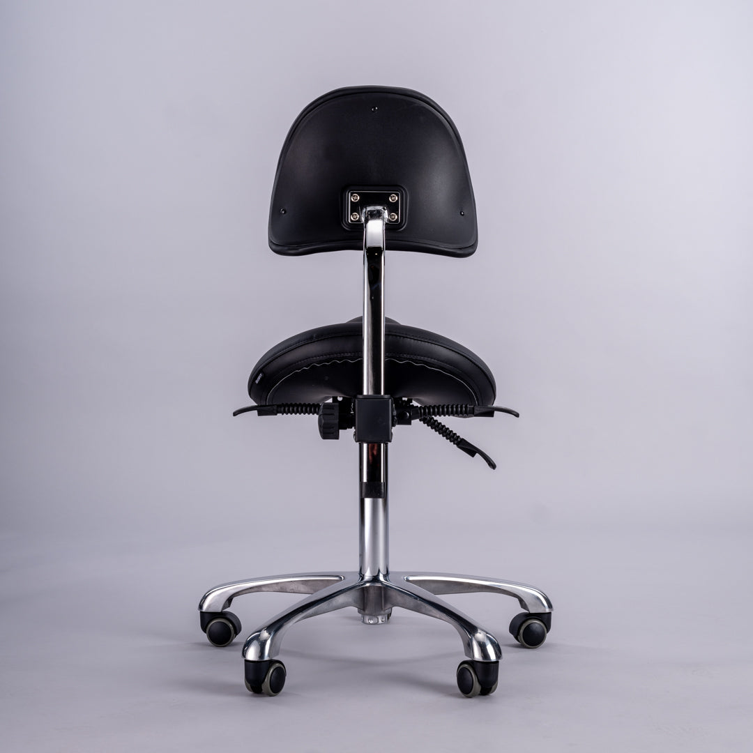 The Saddle (with back) - Tattooist Stool