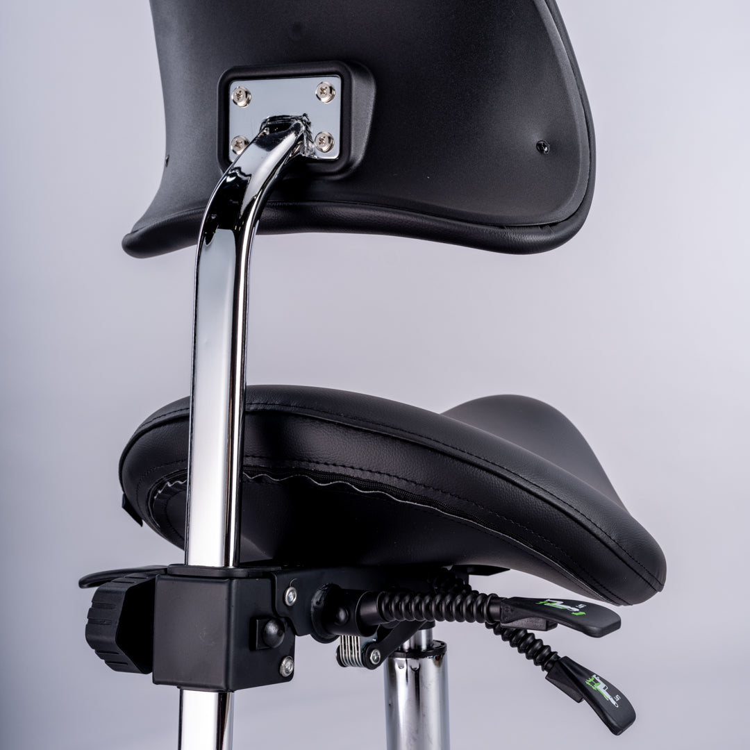 The Saddle (with back) - Tattooist Stool