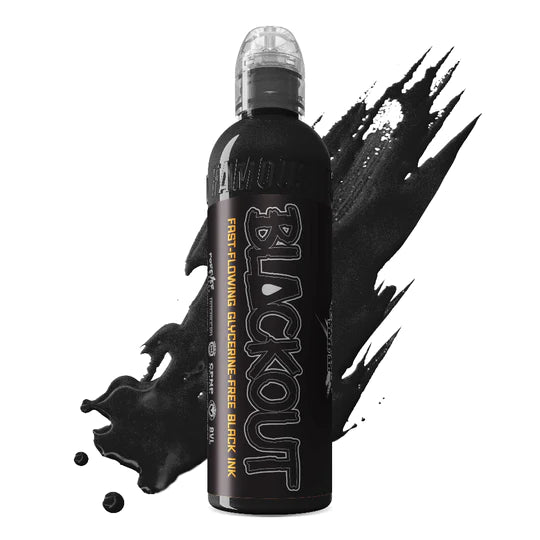 World Famous Tattoo Ink - Blackout 4oz