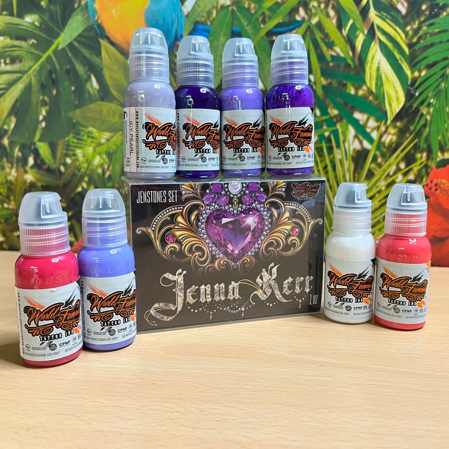 World Famous Tattoo Ink - Jenna Kerr 'Jenstones' Set - 1oz Bottles
