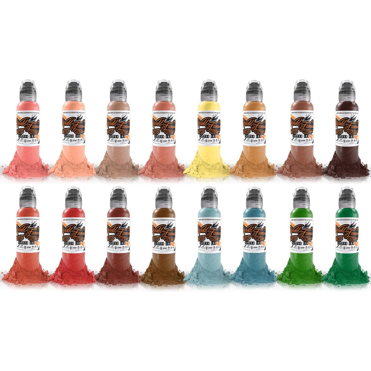 World Famous Tattoo Ink - Oleg Shepelenko Colour Realism Set