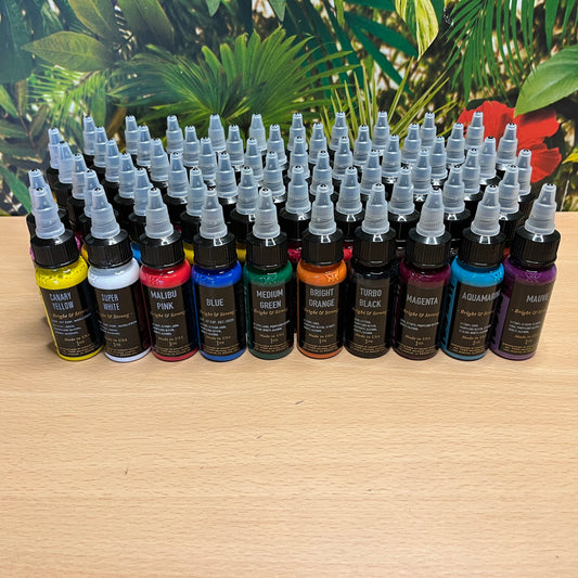 Radiant Tattoo Ink - 60 Colour Set