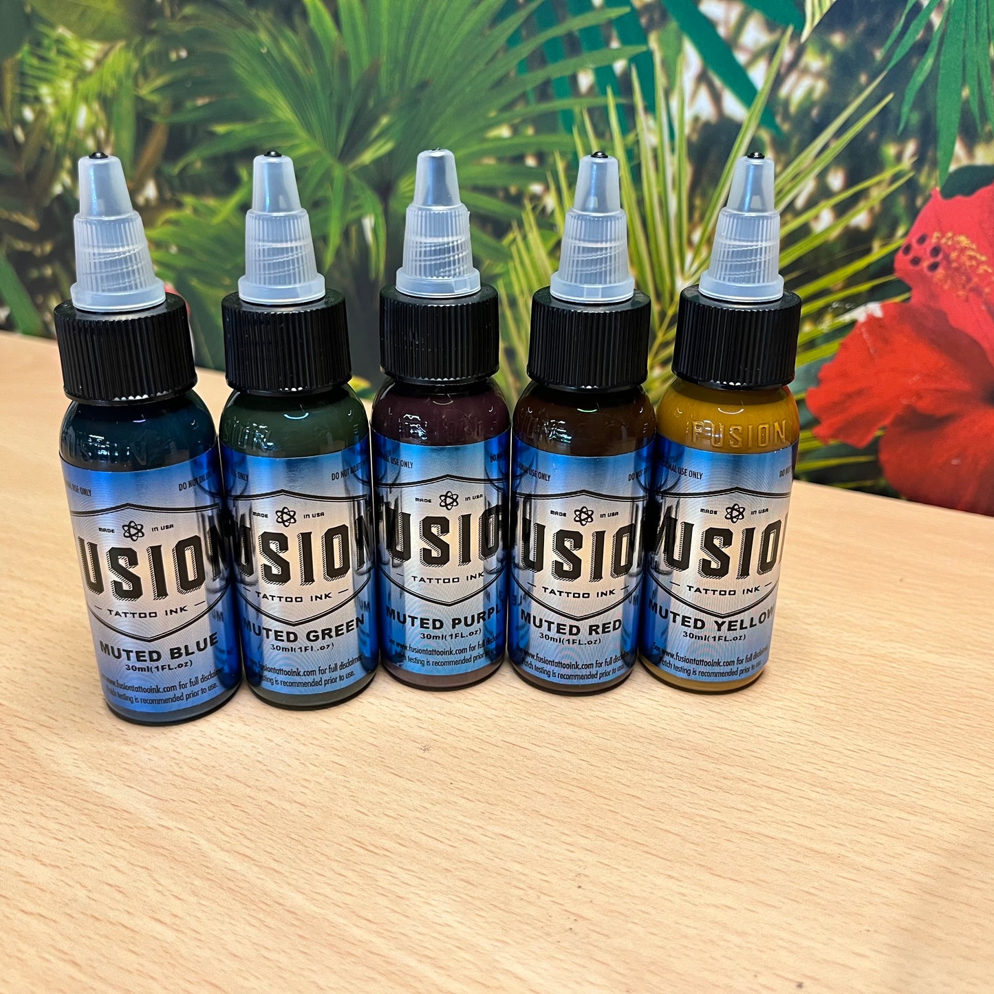 Fusion Tattoo Ink - Muted Tones Set