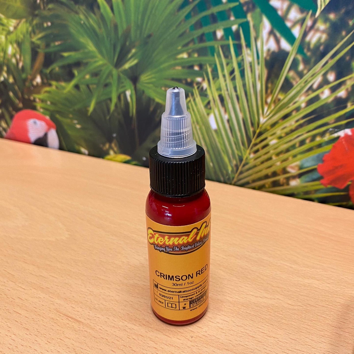 Eternal Tattoo Ink - Crimson Red | UK Stockists | Jungle Tattoo Supplies