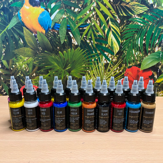 Radiant Tattoo Ink - 20 Colour Set