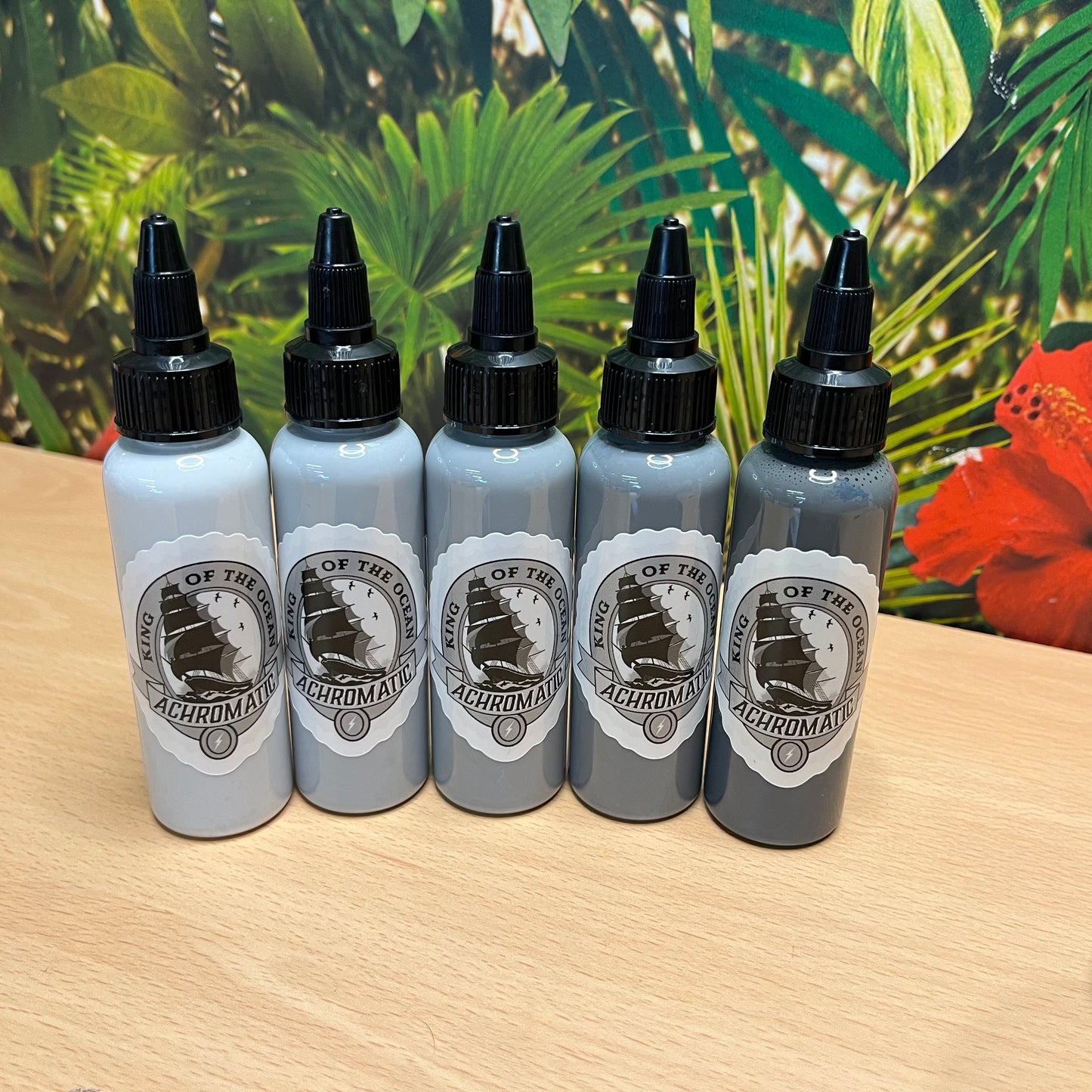 Flow Colours Tattoo Ink - 'King of the Ocean' - Grey Opaque Se