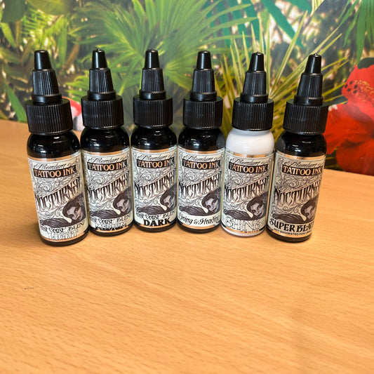 Nocturnal Tattoo Ink - Full Set