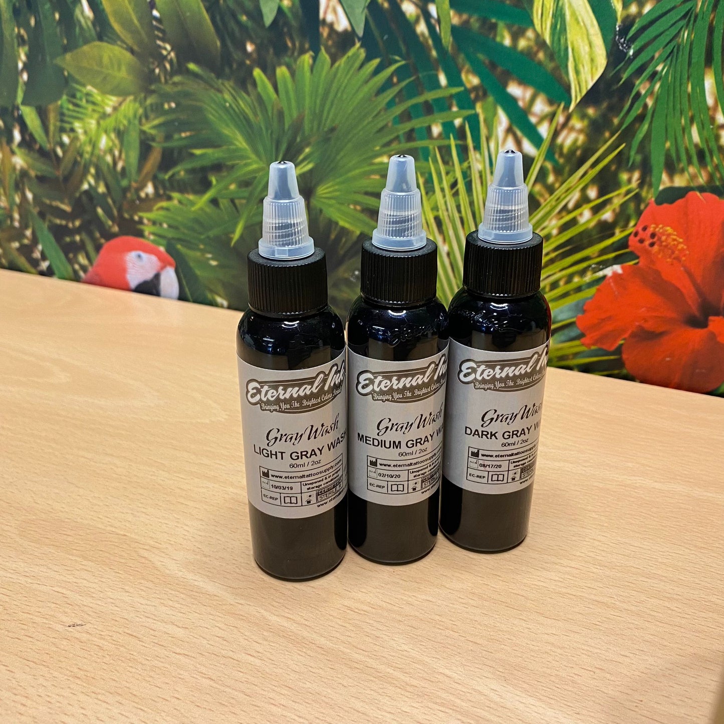 Eternal Tattoo Ink - Greywash Set | UK Stockists | Jungle Tattoo Supplies