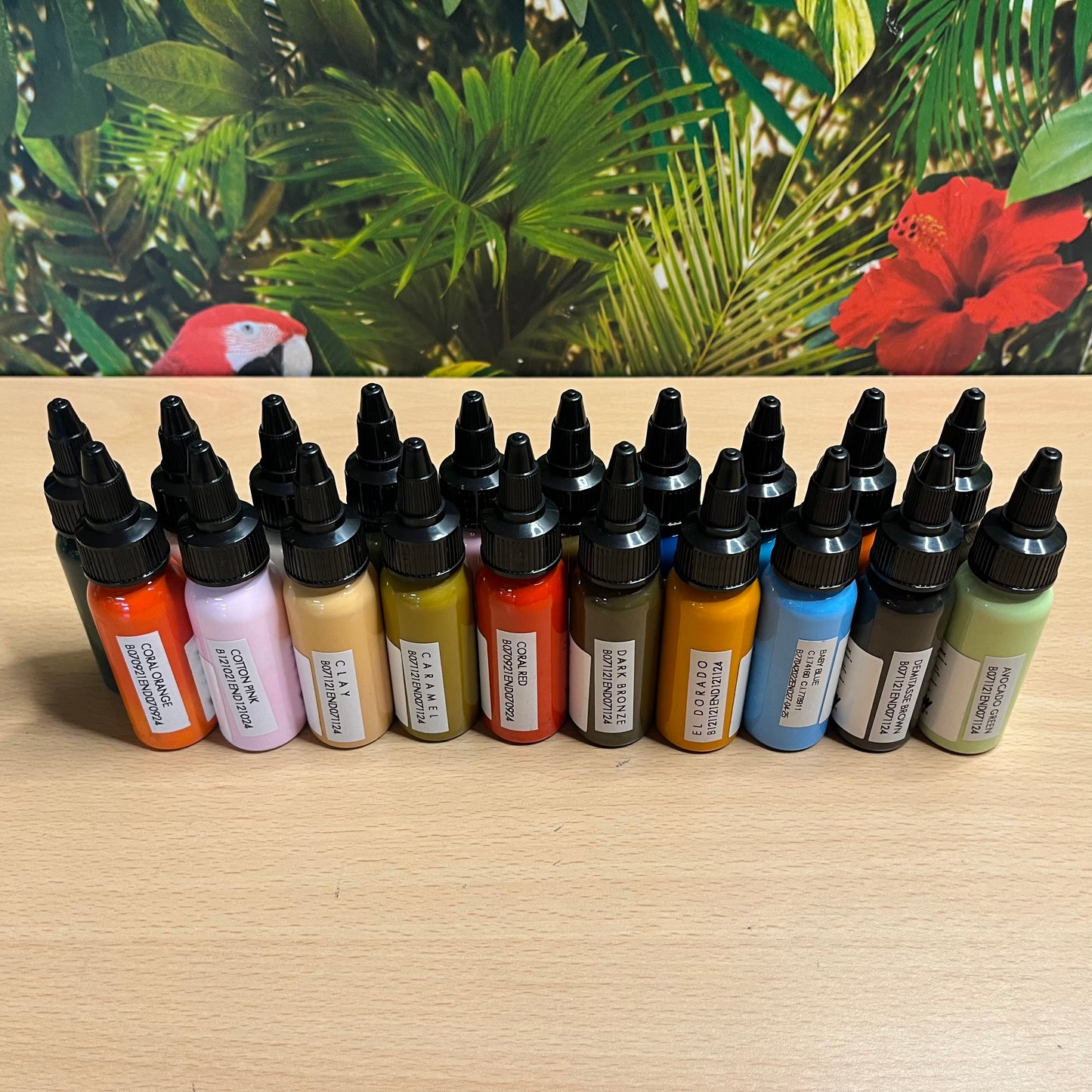 Flow Colours Tattoo Ink - 20 Colour Set