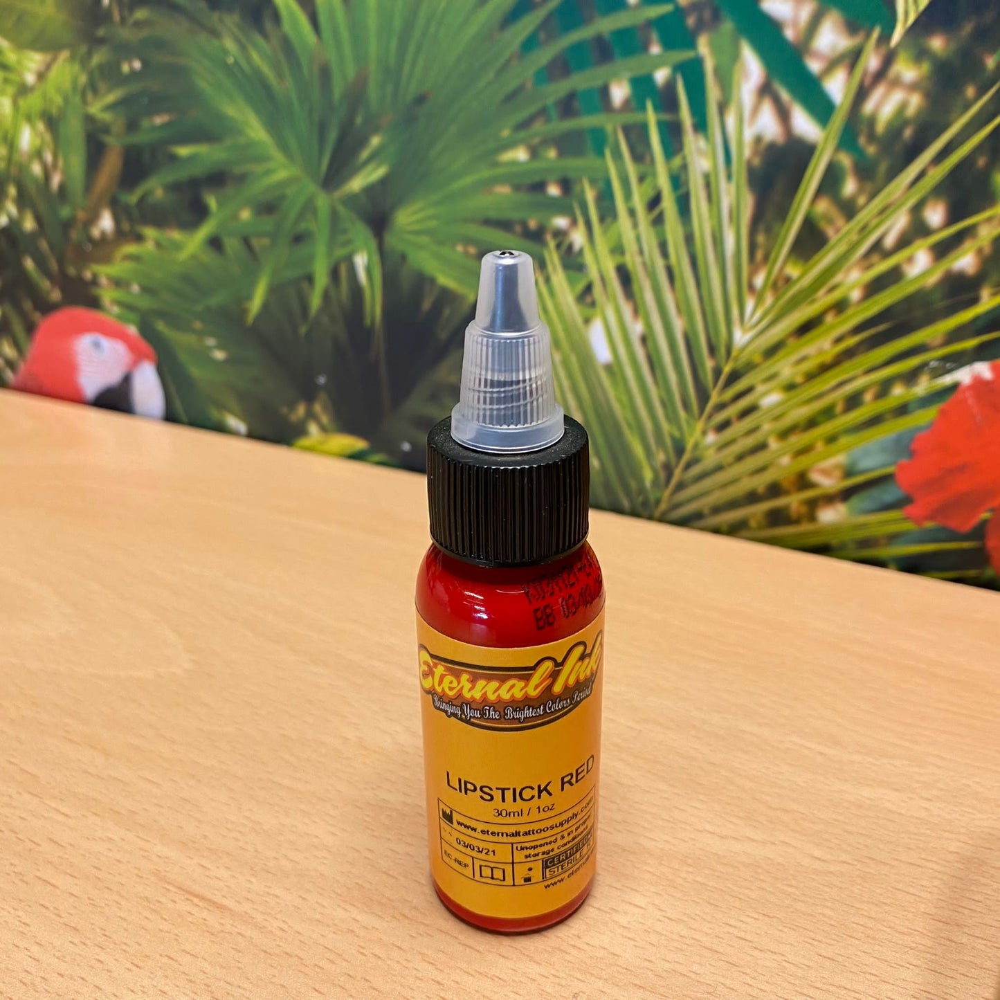 Eternal Tattoo Ink - Lipstick Red | UK Stockists | Jungle Tattoo Supplies
