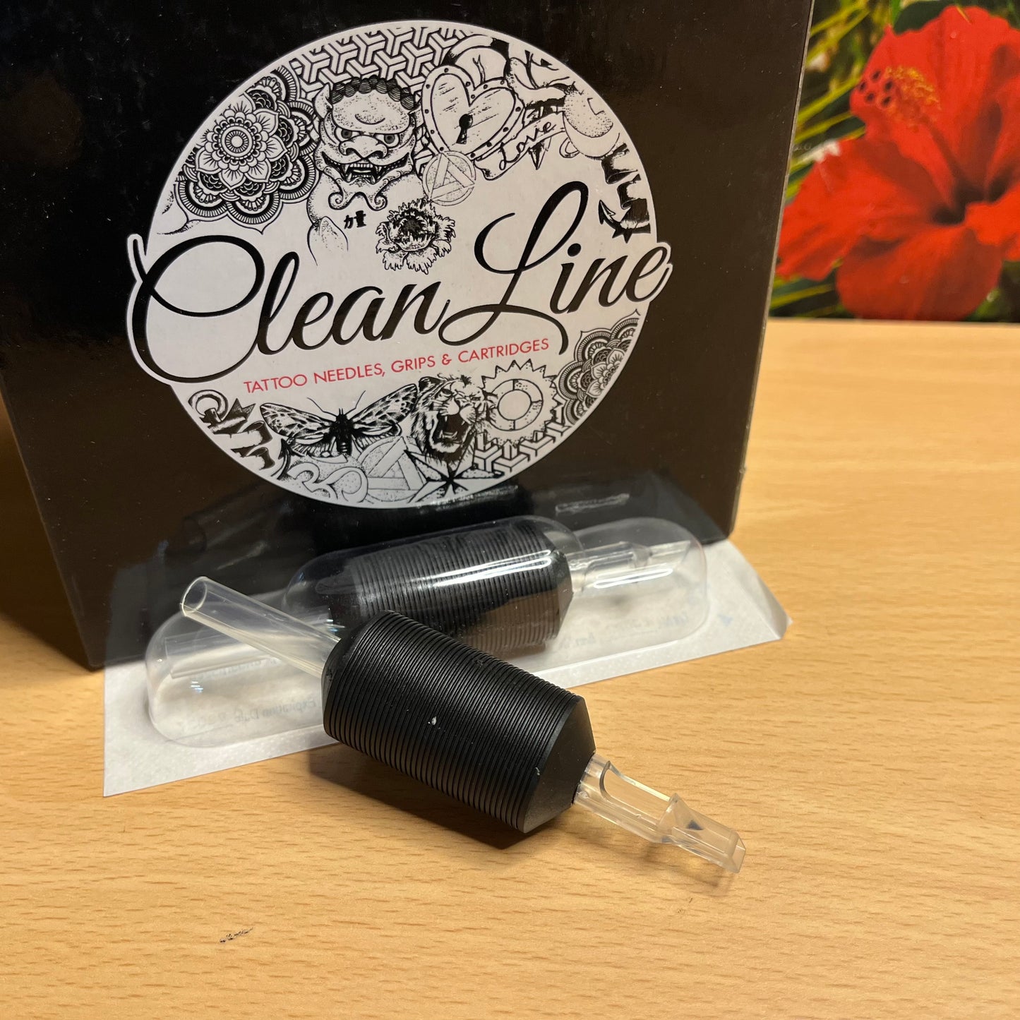 CleanLine Disposable Tube & Grip - Flat Tip