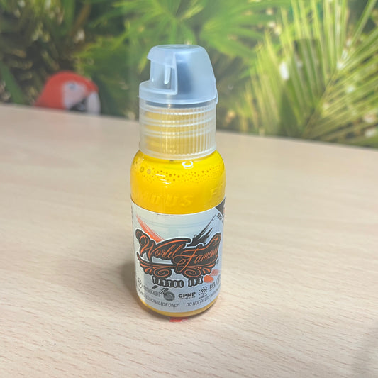 World Famous Tattoo Ink - USA Yellow (1oz)