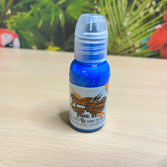 World Famous Tattoo Ink - Bangkok Blue (1oz)