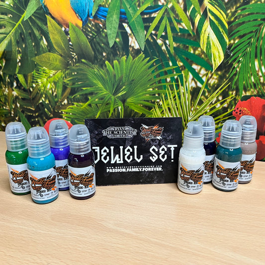 World Famous Tattoo Ink - Ryan Smith Jewel Set - 1oz Bottles