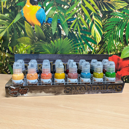 World Famous Tattoo Ink - Sarah Miller's Valhalla Portrait Set - 1oz