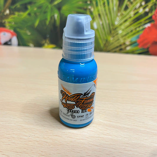 World Famous Tattoo Ink - Algarve Aqua (1oz)