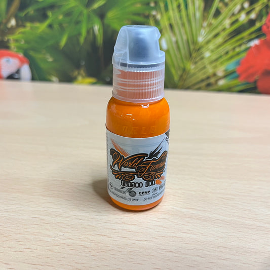 World Famous Tattoo Ink - Everest Orange (1oz)
