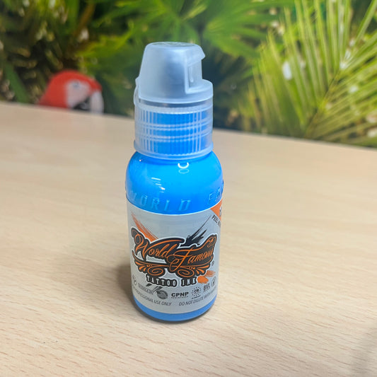 World Famous Tattoo Ink - Rainbow Blue (1oz)