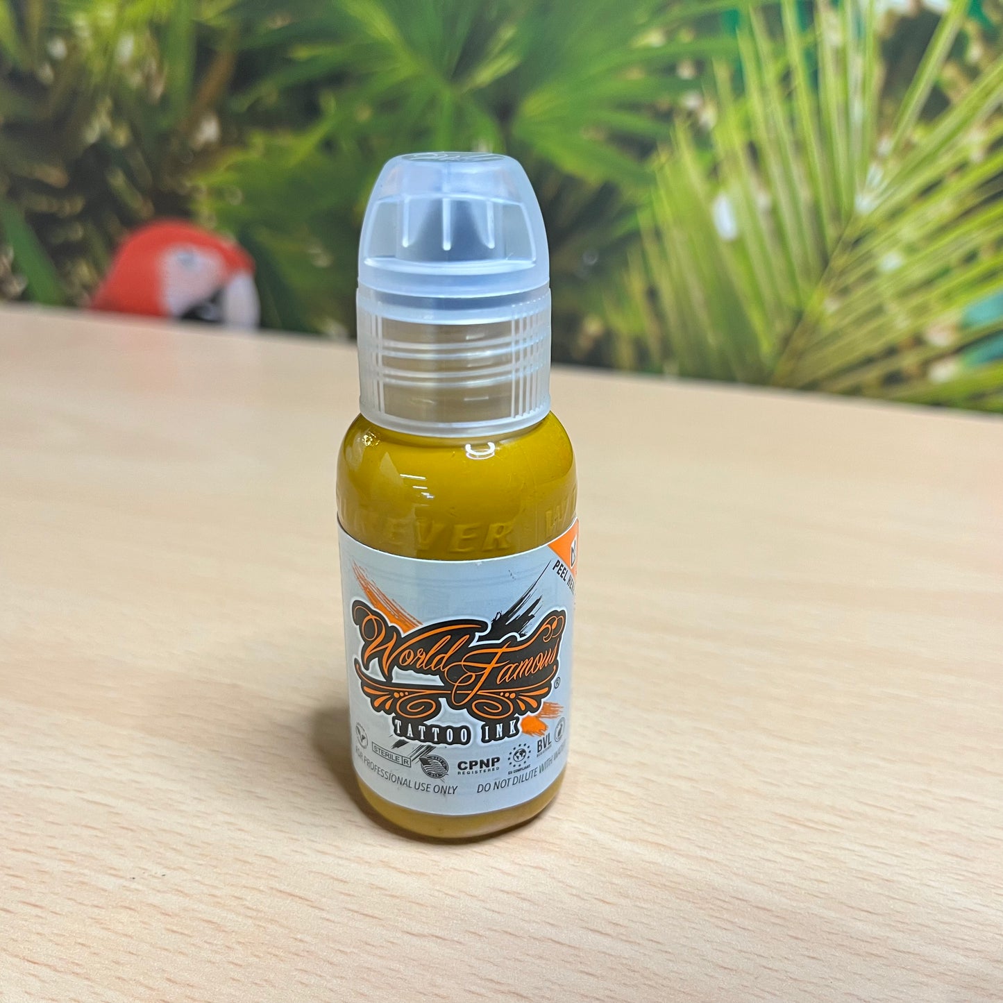 World Famous Tattoo Ink - Mustard (1oz)