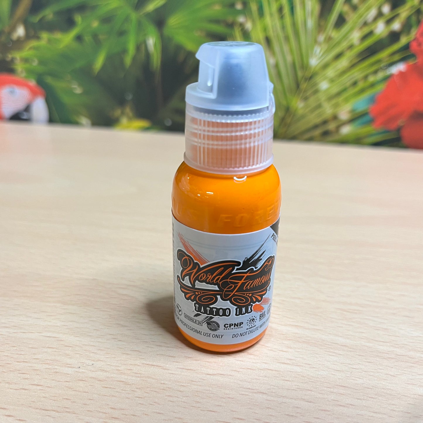 World Famous Tattoo Ink - Acropolis Orange (1oz)