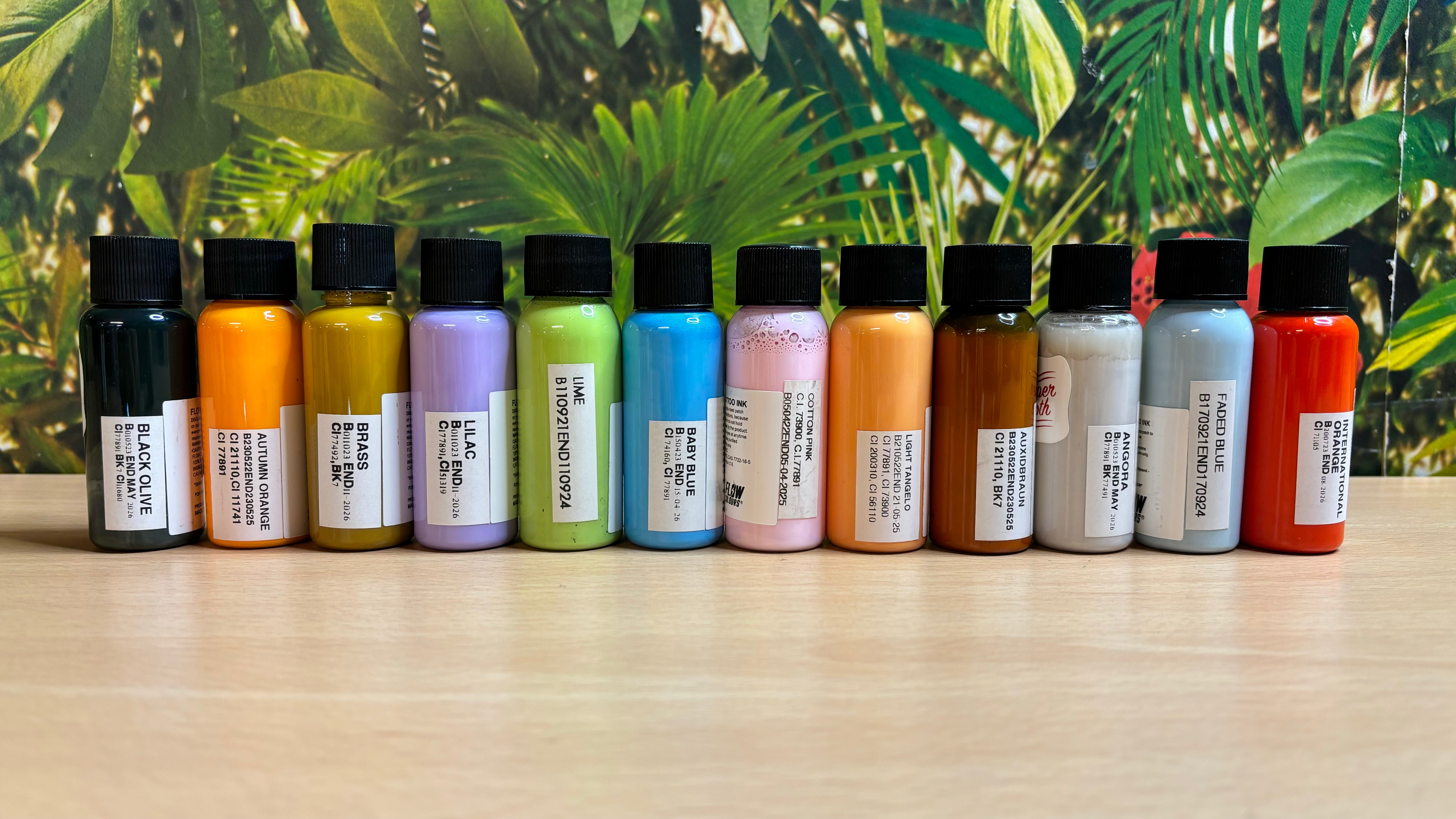 Flow Colours Tattoo Ink - Colour Range – Jungle Tattoo Supplies