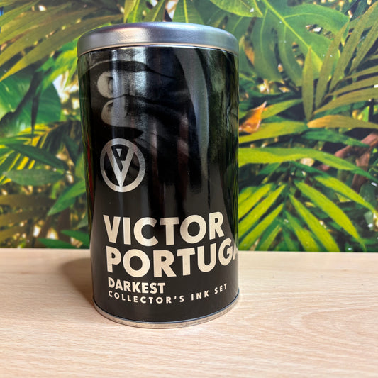 Radiant Tattoo Ink - Victor Portugal 'Darkest' Black & Grey Collector's Ink Set