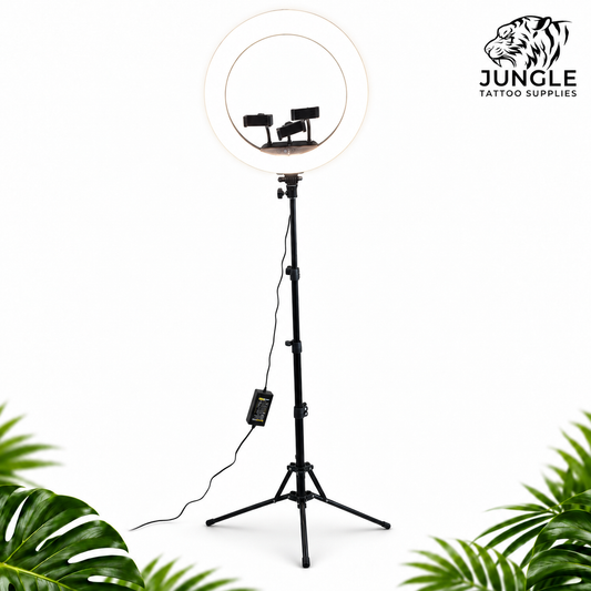 LED Soft Ring Light with Triple Phone/Camera Holder