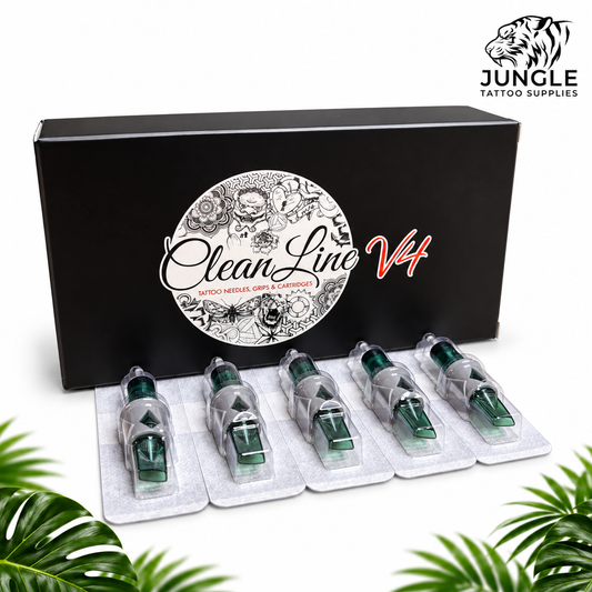 CleanLine V4 Tattoo Cartridges - Curved Magnum (Medium Taper)