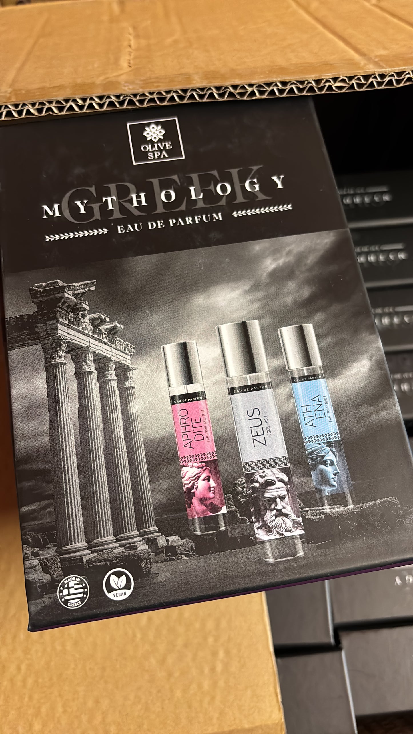 Gift Boxed Pair of Greek Mythology Perfumes