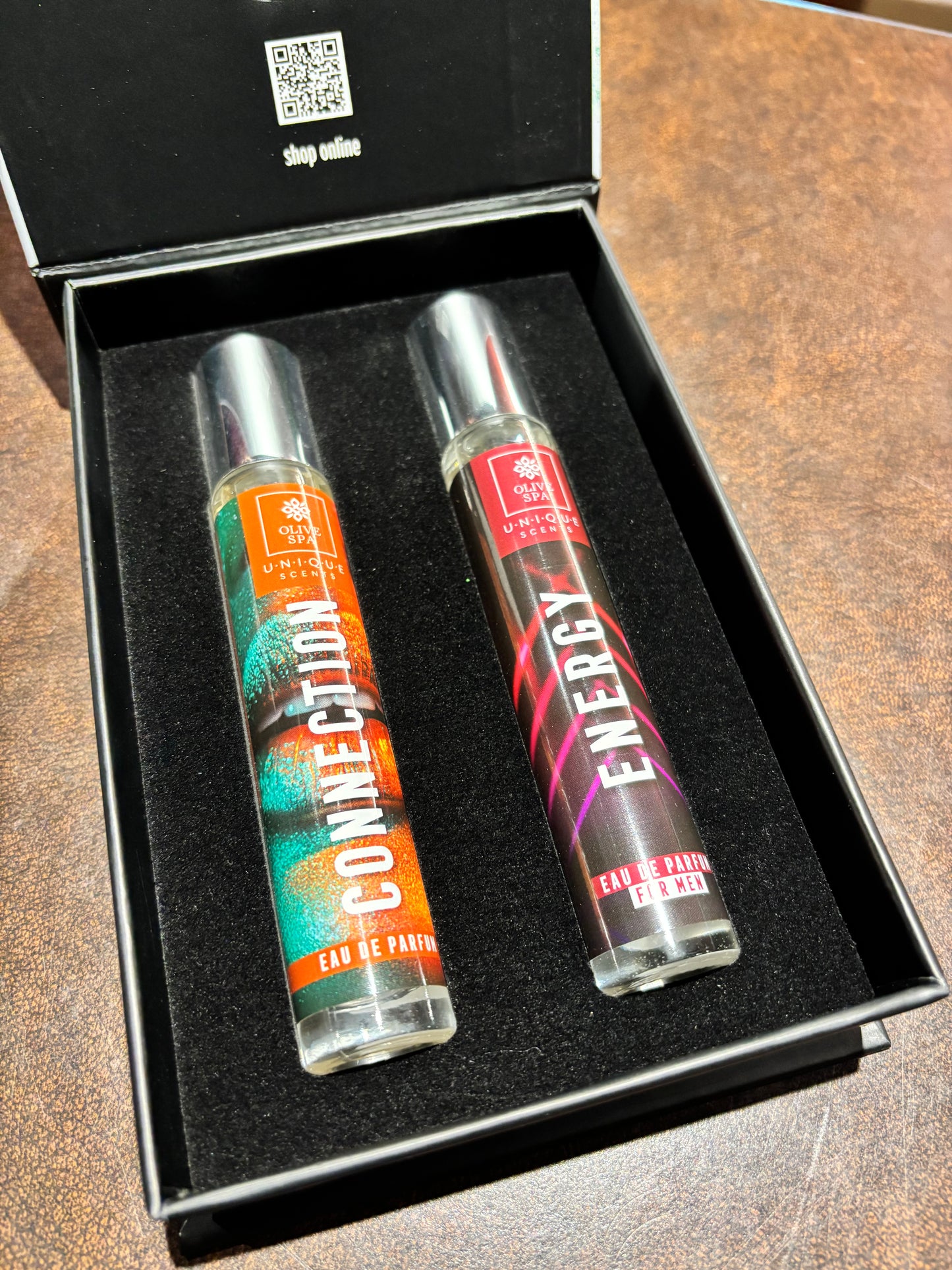 Gift Boxed Pair of Unique Scents Perfumes