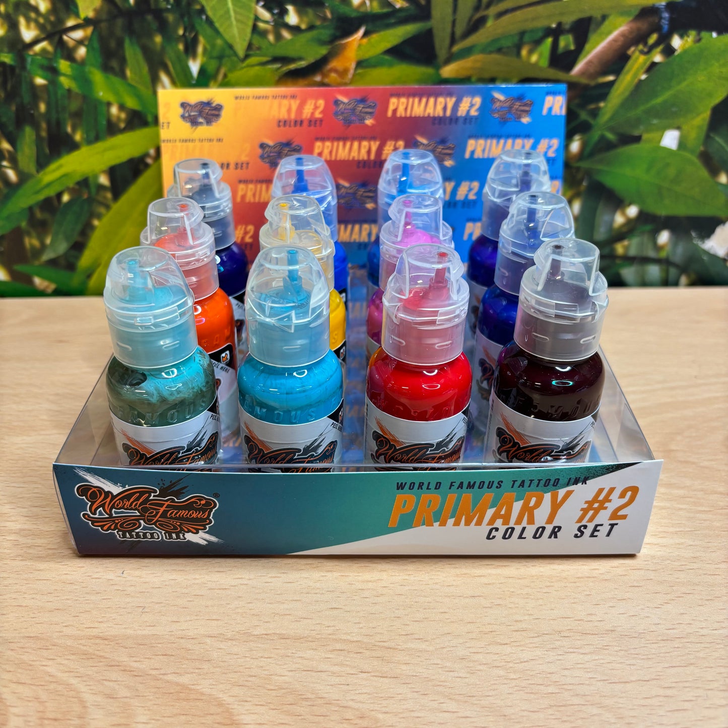 World Famous Tattoo Ink - Primary Colour Set 2