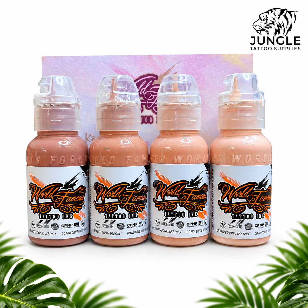 World Famous Tattoo Ink - Maks Kornev's Pink Skintone Set