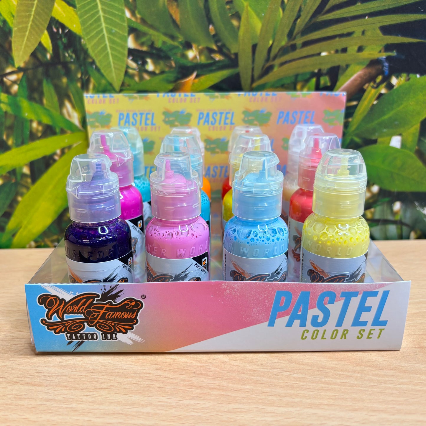 World Famous Tattoo Ink - Pastel Colour Set