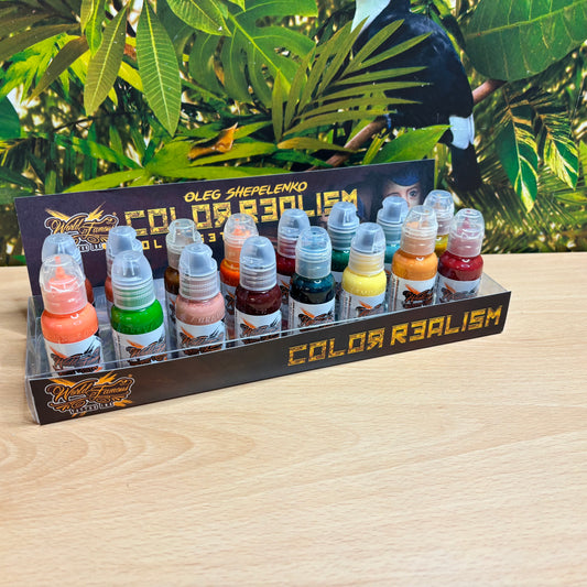 World Famous Tattoo Ink - Oleg Shepelenko Colour Realism Set