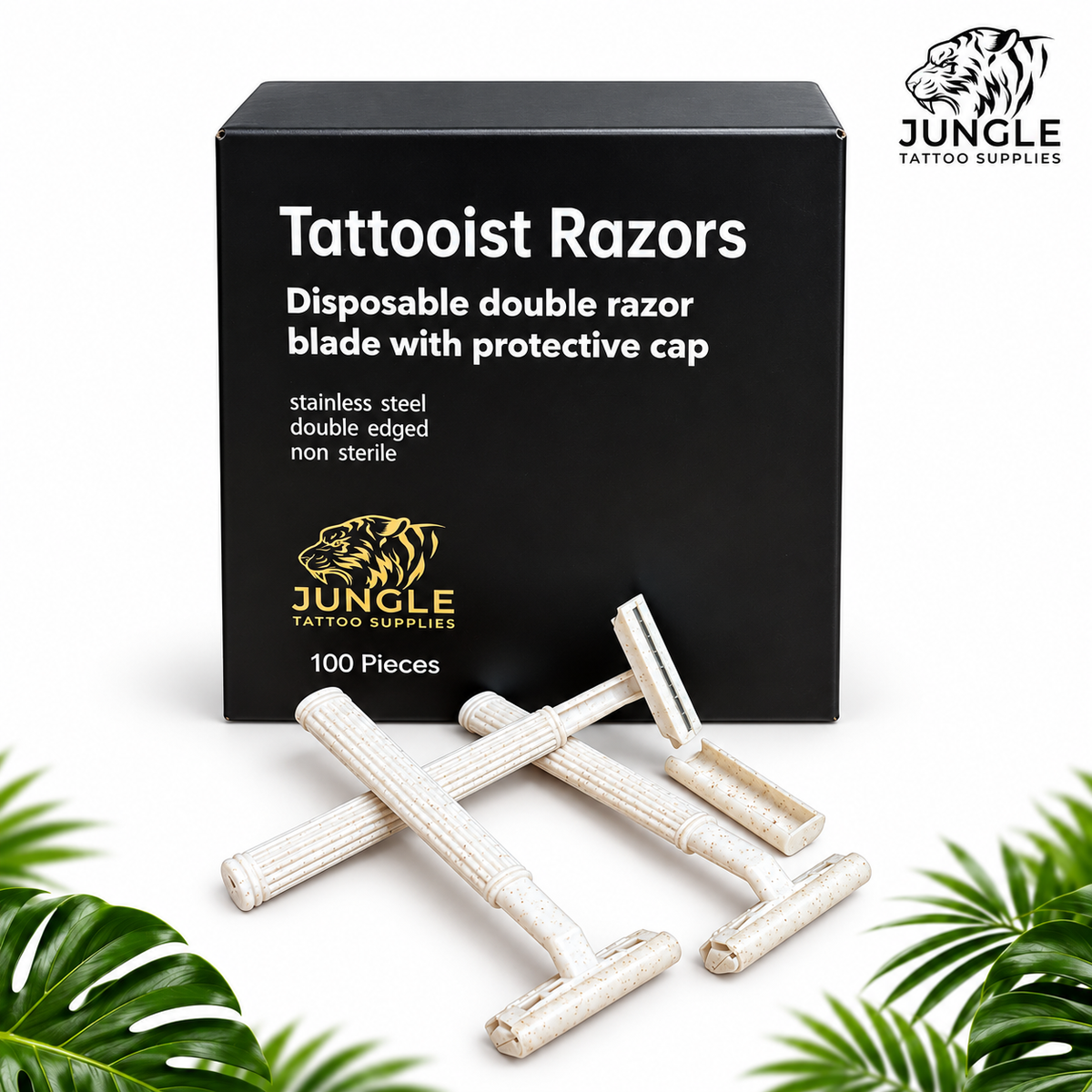Eco-Friendly Tattooist Razors - Double Blade